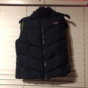 Hollister puffy vest